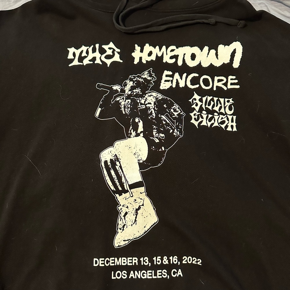 2022 Billie Eilish The Hometown Encore Concert Exclusive Hoodie